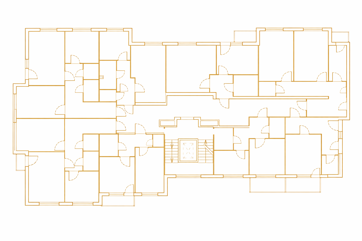 Планировка 1 подъезда